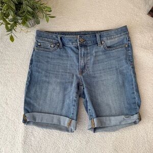 Talbots girlfriend denim shorts